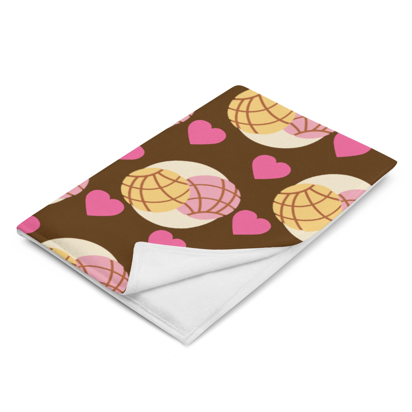 Conchas Throw Blanket – Cozy & Sweet Mexican Pan Dulce-Inspired Blanket