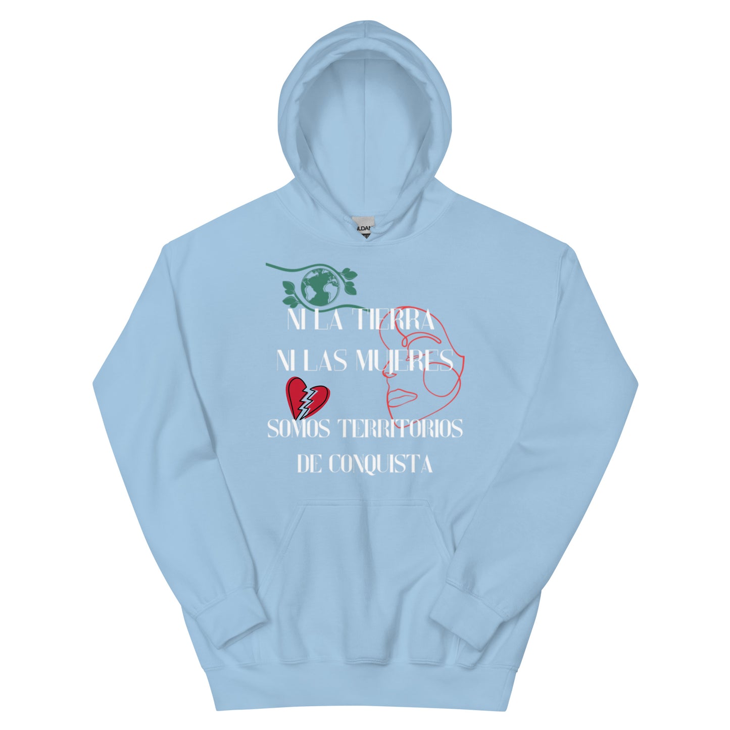 Sudadera unisex Ni Tierra