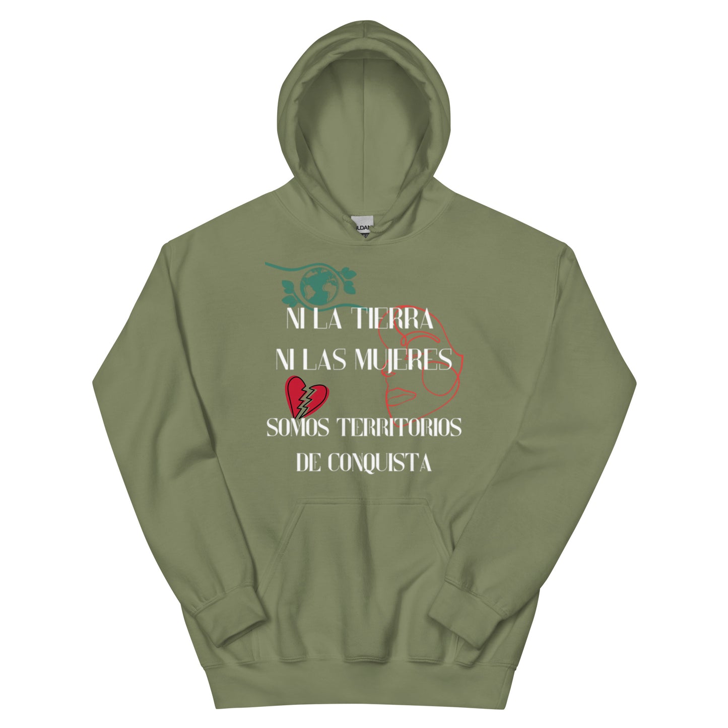 Sudadera unisex Ni Tierra
