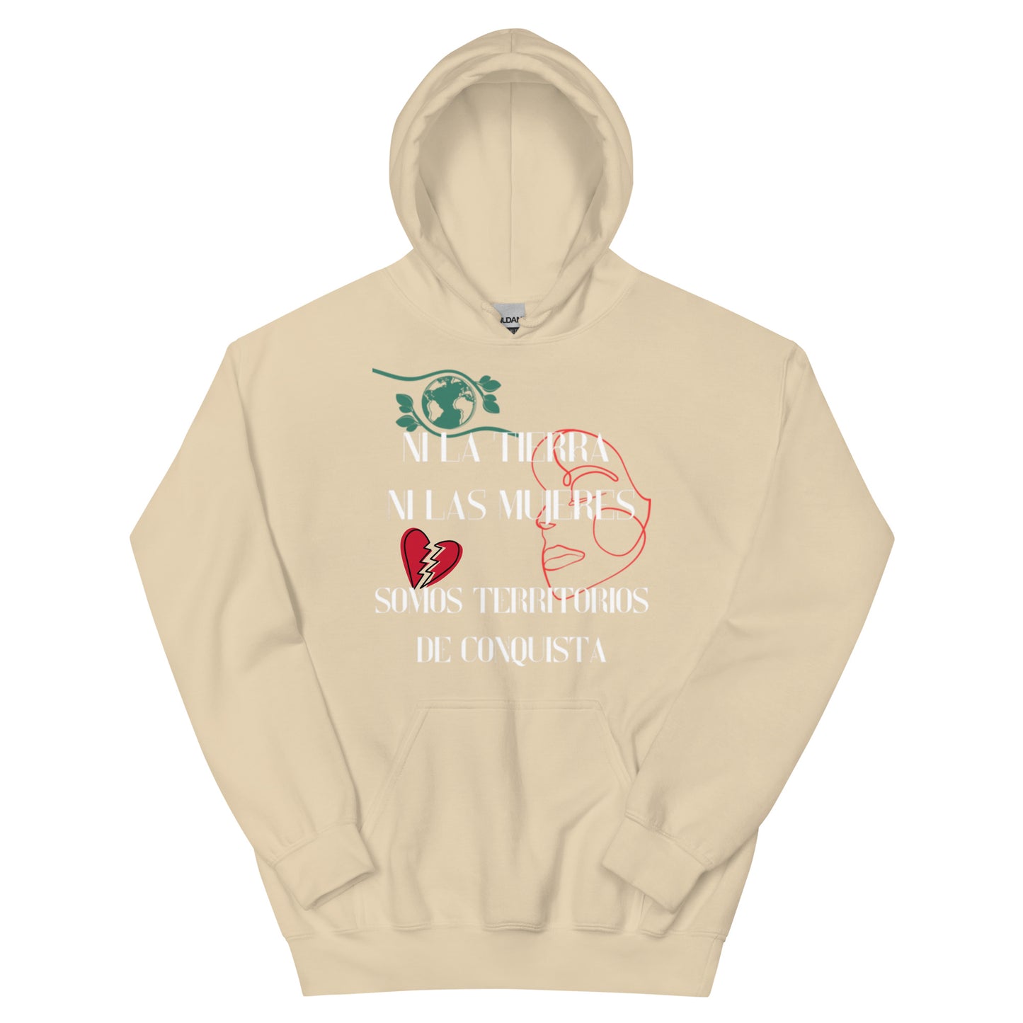 Sudadera unisex Ni Tierra