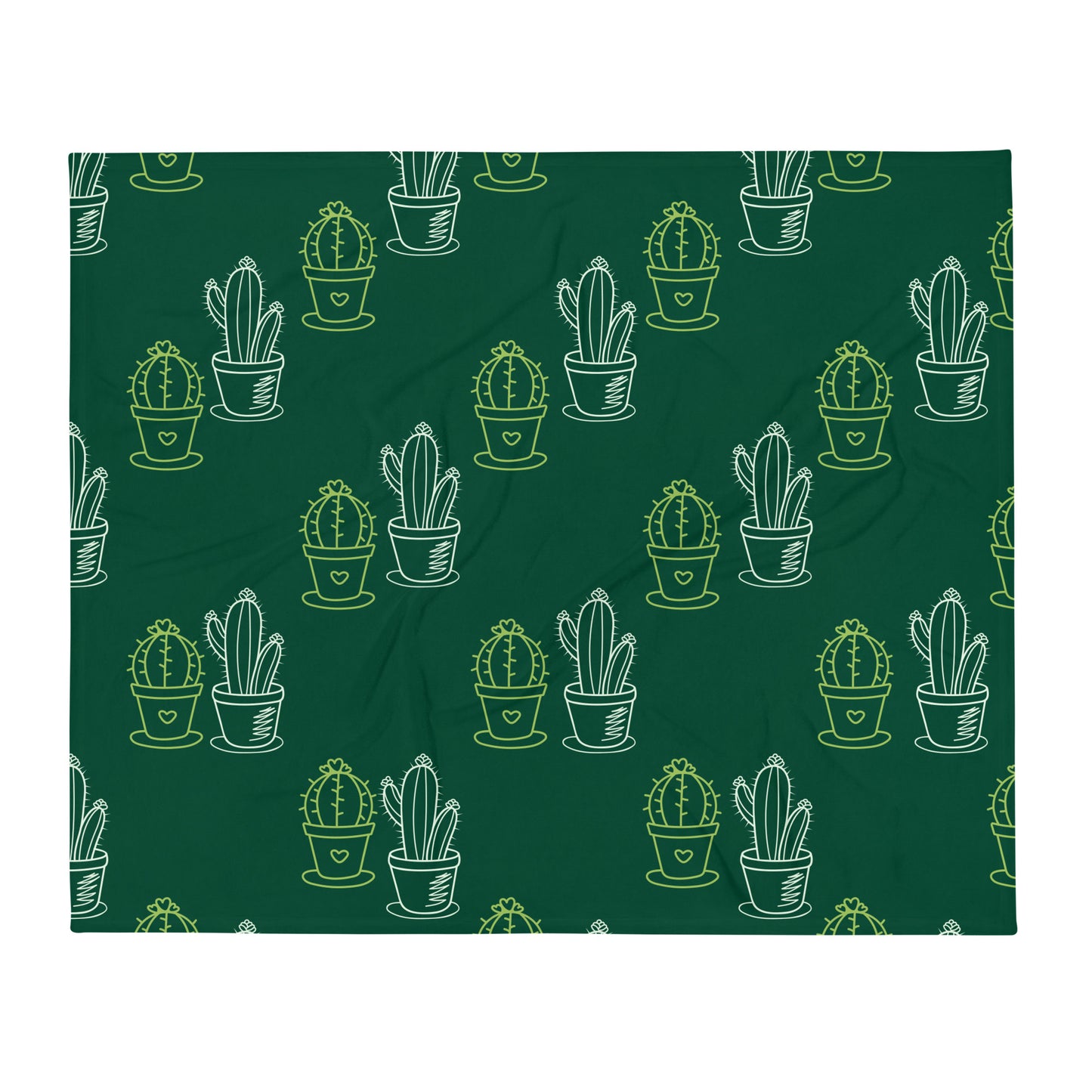 Nopales Throw Blanket