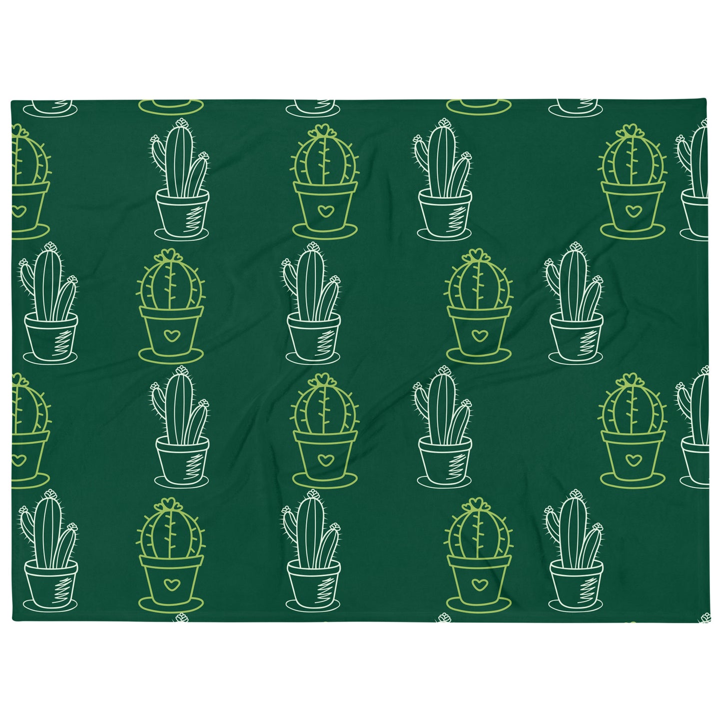 Nopales Throw Blanket